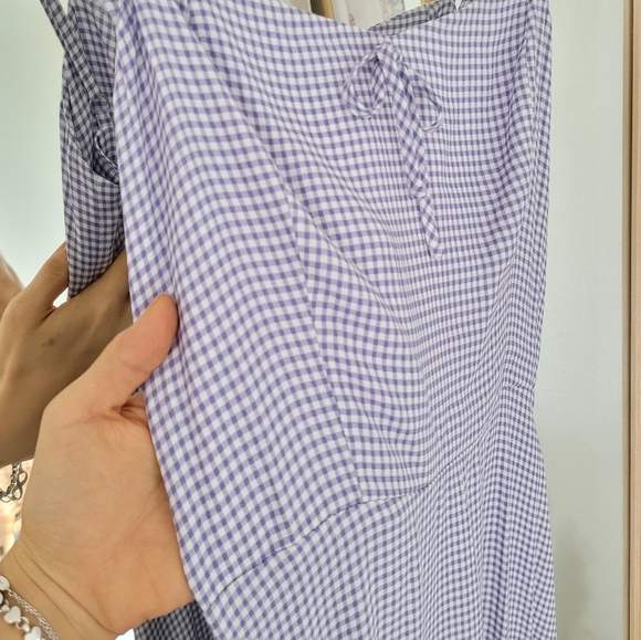 Reformation check maxi dress - Picture 9 of 10